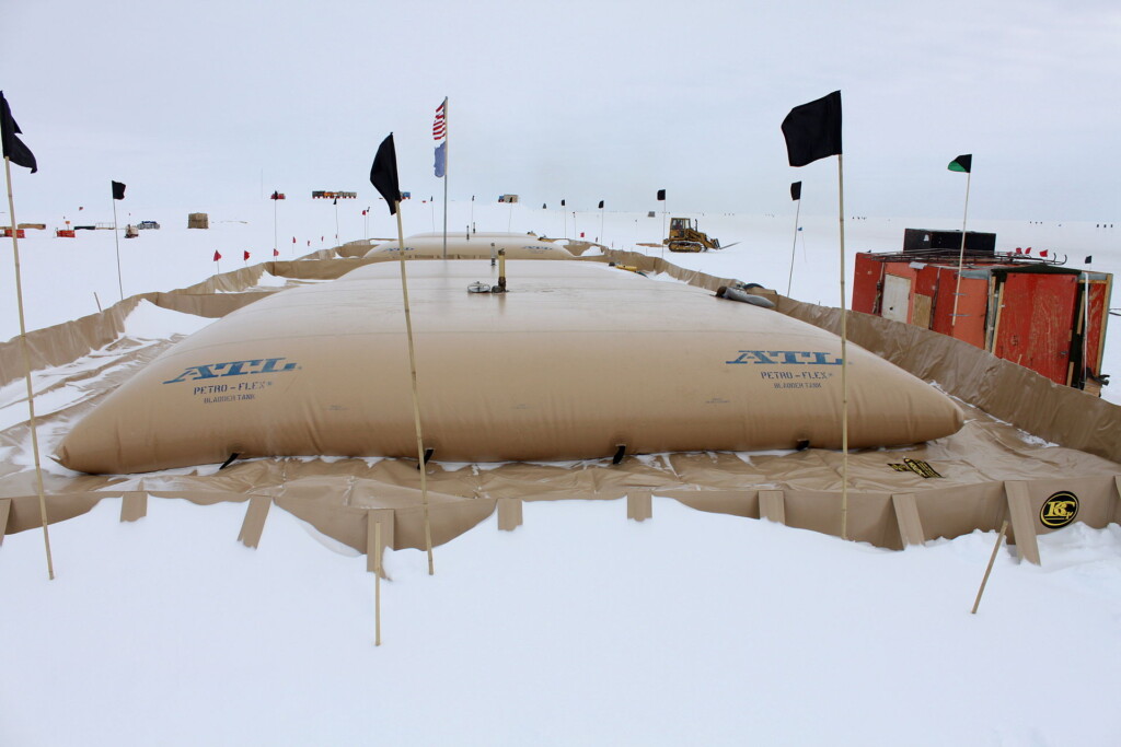 Big_fuel_bladder_--_Antarctica_--_Byrd_Field_Camp