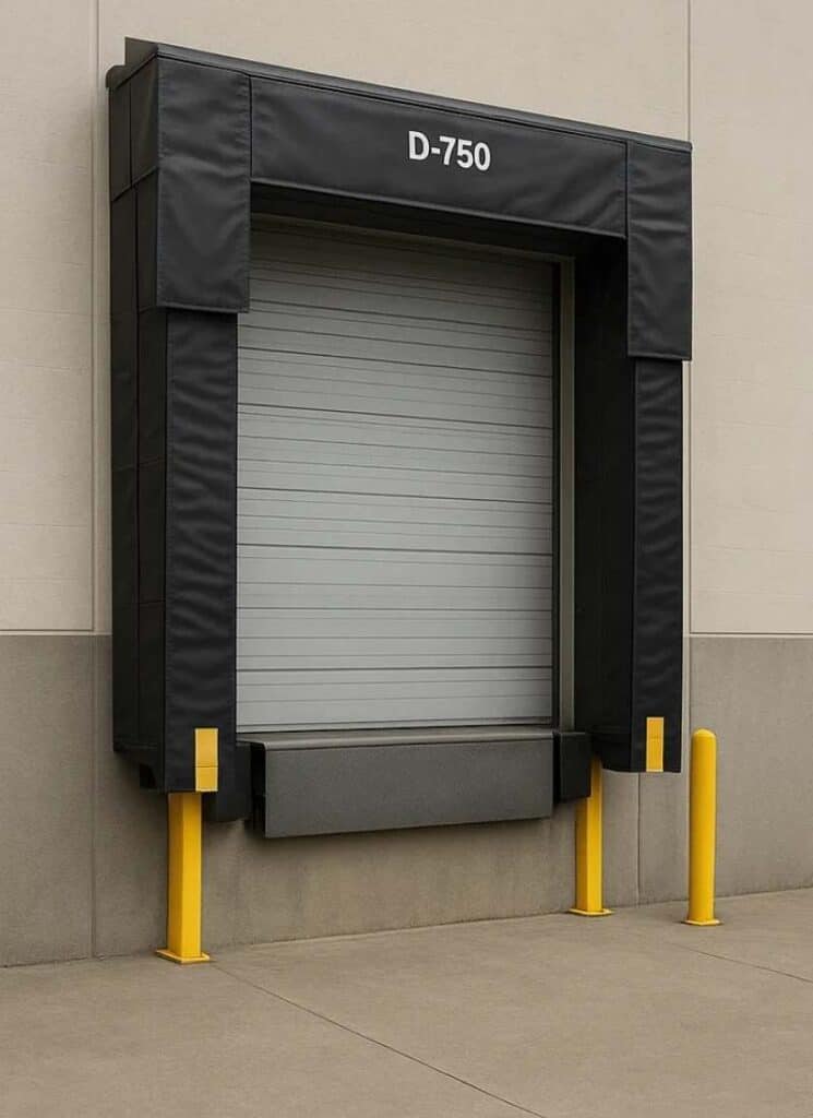 Heavy-duty flexible ducting material in industrial ventilation system