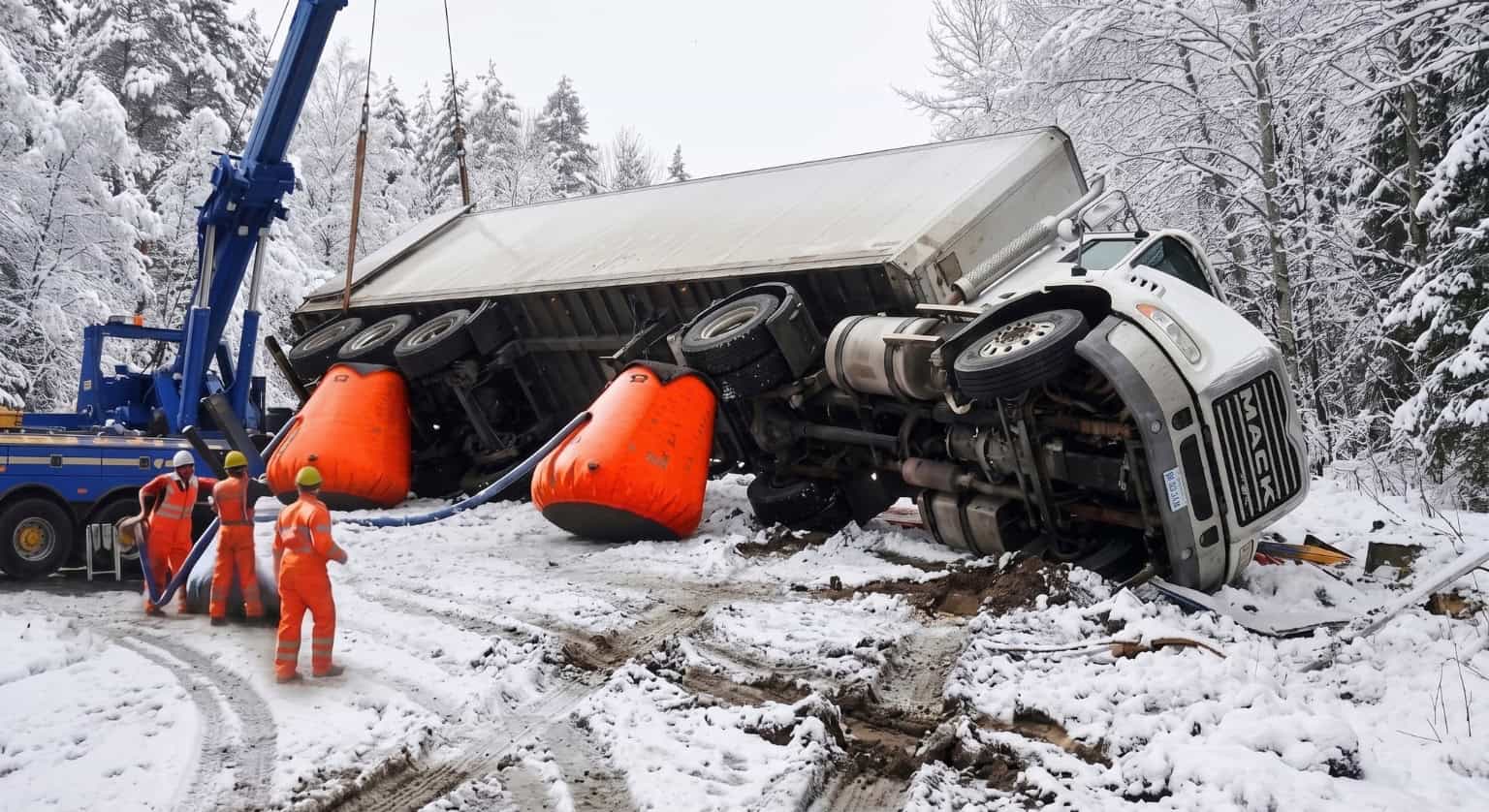 Rescue Lifting Bags for Vehicle Accidents and Rollovers